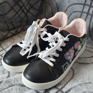 Sanrio Black and Pink Kids Sneakers
